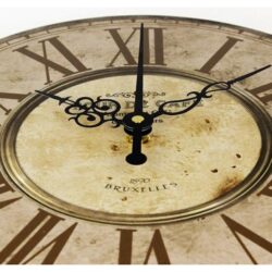 horloge vintage marron