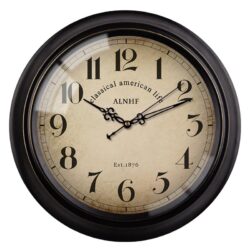 horloge vintage métal