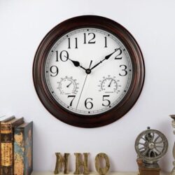 horloge zinc vintage