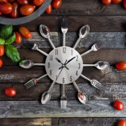 horloge couverts