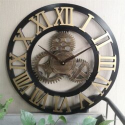 Horloge Métal Industrielle