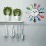 horloge murale couverts cuisine