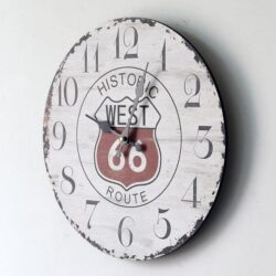 horloge murale route 66