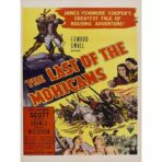 le dernier des mohicans affiche