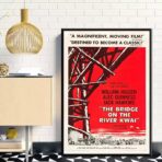 le pont de la rivière khaï affiche