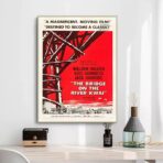 le pont de la rivière khaï affiche