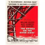 le pont de la rivière khaï affiche