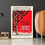 le pont de la rivière khaï affiche