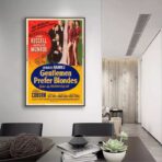 les hommes préfèrent les blondes affiche