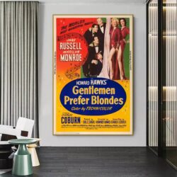 les hommes préfèrent les blondes affiche