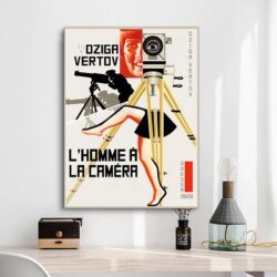 l'homme à la caméra affiche