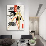 l'homme à la caméra affiche