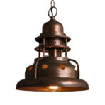 lustre cloche industriel