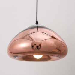 lustre en verre soufflé