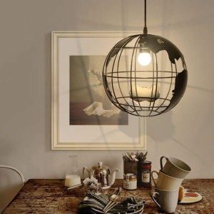 lustre globe vintage