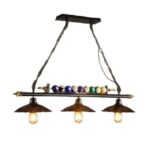 lustre industriel billard