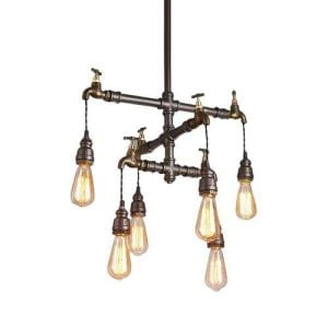 Lustre Industriel Tuyau