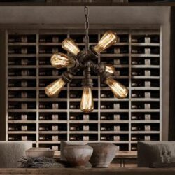 lustre industriel tuyau