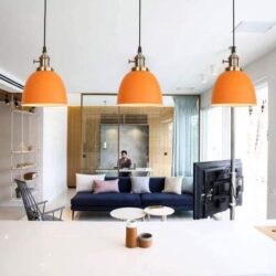 lustre orange vintage