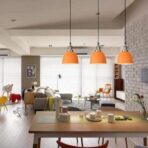 lustre orange vintage