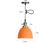 lustre orange vintage