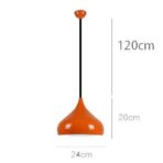 lustre vintage orange
