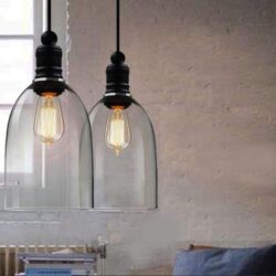lustre vintage verre