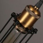 métal lustre suspension industriel