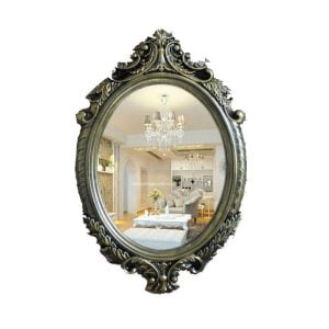 miroir vintage ovale