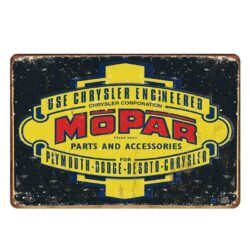 mopar plaque