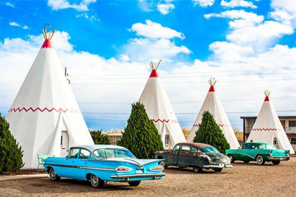 tout savoir sur la route 66 motel wigwam