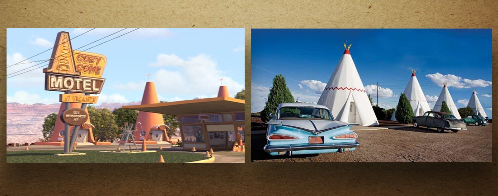 comment la route 66 est devenue une legende cars cozy cone motel