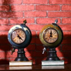 pendule globe terrestre