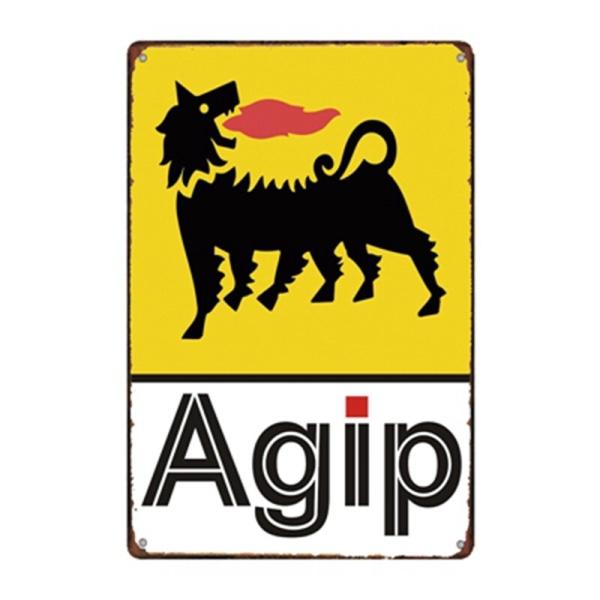 plaque-agip plaque agip