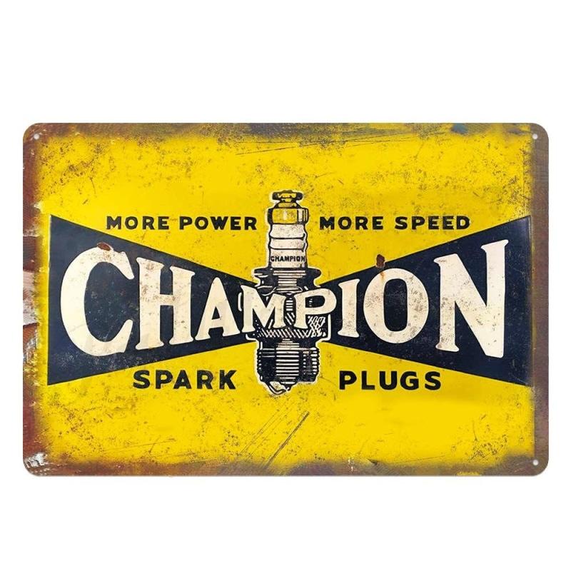 plaque-champion-metal plaque champion métal