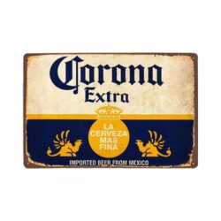 plaque corona métal
