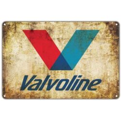 plaque émaillée valvoline