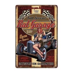plaque garage vintage