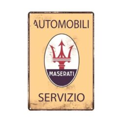 plaque maserati