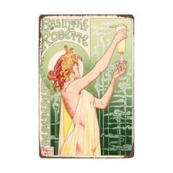 Plaque Métal Absinthe