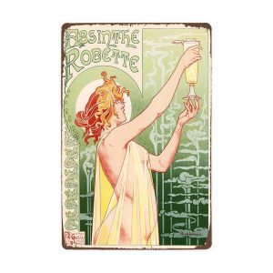 Plaque Métal Absinthe