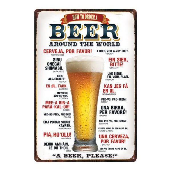 plaque-metal-biere plaque métal bière