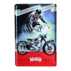 plaque métal déco vintage moto