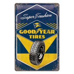 plaque métal goodyear