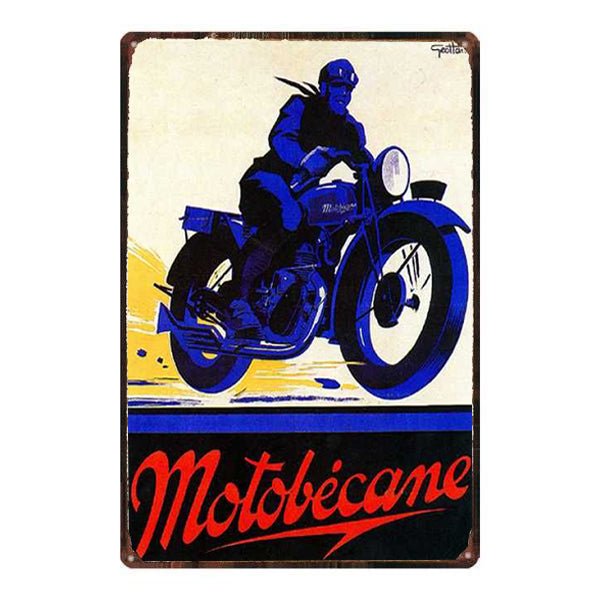 plaque-metal-motobecane plaque métal motobecane