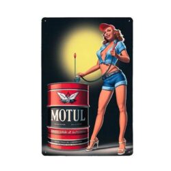 Plaque Métal Motul