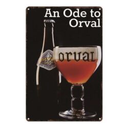 plaque métal orval