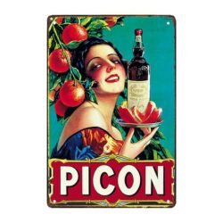 plaque métal picon