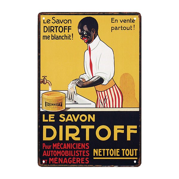 plaque-metal-pub-savon plaque métal pub savon