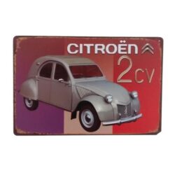 plaque métal publicitaire citroën